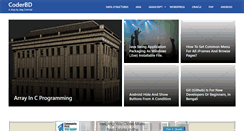 Desktop Screenshot of coderbd.com